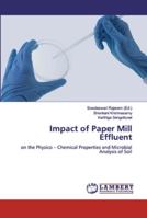 Impact of Paper Mill Effluent 6200094888 Book Cover