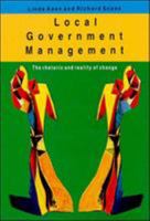 LOCAL GOVERNMENT MANAGEMENT 0335198937 Book Cover