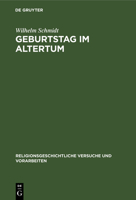 Geburtstag Im Altertum 3111016021 Book Cover