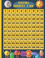 Tracing Numbers 1-100 for Kindergarten and Preschool: Tracing Numbers 1-100 for Kindergarten, Toddlers, and Kids Ages 3-5. B09TG8NGSN Book Cover