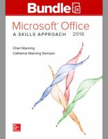 Gen Combo LL MS Office 2016: Skills Approach; Simnet Office 2016 Manning Smbk Access Card 1260191192 Book Cover