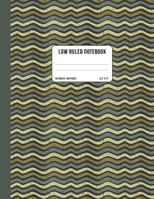 Law Ruled Notebook: College Ruled Composition Book with Wide Margin (3" from the left edge of the paper) Soft Cover Letter Size 8.5" x 11" (21.59 x 27.94 cm) 50 Sheets/100 Pages for Taking Notes 1722605014 Book Cover
