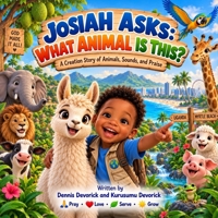 Josiah Asks: What Animal Is This?: A Creation Story of Animals, Sounds, and Praise (Josiah Adventures) B0HJVX8P3F Book Cover
