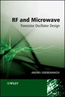 RF and Microwave Transistor Oscillator Design 0470025352 Book Cover