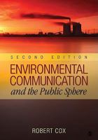 Environmental Communication and the Public Sphere 0761930507 Book Cover
