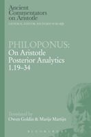 Philoponus: On Aristotle Posterior Analytics 1.19-34 1472557999 Book Cover