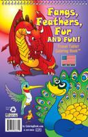 Fangs, Feathers, Fur and Fun! Coloring Book 1935266632 Book Cover