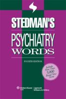 Stedman's Psychiatry Words (Stedman's Word Book Series) 0781761913 Book Cover