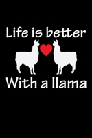 Life Is Better With A Llama: Llama Journal Notebook –Llamas Lover Gifts – Alpacas Journal – Alpaca Lovers Diary - 6x9_100 College Ruled Notebook 1695032608 Book Cover