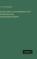 Jacques Saurin: Eene Bladzijde uit de Geschiedenis der Kanselwelsprekenheid 3563657548 Book Cover