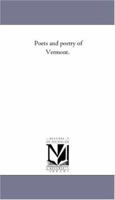 Poets and Poetry of Vermont 1275677223 Book Cover