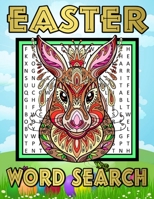 Easter Word Search: Happy Easter Word Search Book with Solutions for Adults, Senior and Teenage Boys & Girls - One Puzzle Per Page - Large B08Y4HC94J Book Cover