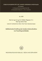 Messtechnische Ermittlung Der Autokorrelationsfunktion Von Faserlangsverbanden 3663063844 Book Cover