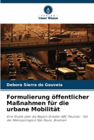 Formulierung öffentlicher Maßnahmen für die urbane Mobilität 6207272749 Book Cover