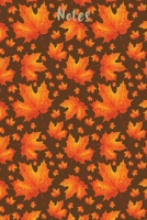 Notes: Thanksgiving Notebook Journal with Colorful Fall Pattern| 6x9|100 Pages|Use for Notes, Ideas, School, To-Do-List,Creative Idea 1699243611 Book Cover