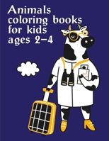 Animals coloring books for kids ages 2-4: Cute Chirstmas Animals, Funny Activity for Kids's Creativity 1712708813 Book Cover