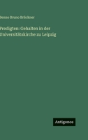 Predigten: Gehalten in der Universitätskirche zu Leipzig (German Edition) 3563684049 Book Cover