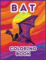 Bat Coloring Book: 40 Coloring Pages for Adults, Teens, Women, Tweens B0CWHJ2DPQ Book Cover