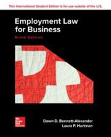 Employment Law for Business 1260092240 Book Cover