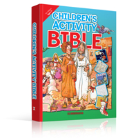 Children's Activity Bible-Bible Games and 53 Bible Stories-Bible Puzzles-Adam-Eve-King David-Jonah-St. Peter-Moses- Goliath-Elijah-Daniel- Activities-Soft Cover 8771325077 Book Cover
