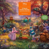 Disney Dreams by Thomas Kinkade Studios 17-Month 2025-2026 Family Wall Calendar 1524896756 Book Cover