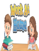 Work At Home: Learn letters and words with coloring for children 3+ B08LJWVR5C Book Cover