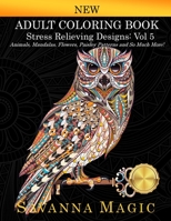 Adult Coloring Book: (Volume 5 of Savanna Magic Coloring Books) 9383963182 Book Cover