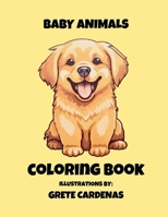 Baby Animal Coloring Book B0FQ9JW282 Book Cover