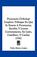 Prontuario Orthologi-graphico Trilingue 0274662590 Book Cover