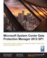 Microsoft System Center Data Protection Manager 2012 1849686300 Book Cover