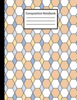 Composition Notebook: Geometric College Ruled Notebook for School, Students and Teachers 1082066818 Book Cover