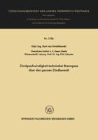 Zundgeschwindigkeit Technischer Brenngase Uber Den Ganzen Zundbereich 3663067068 Book Cover