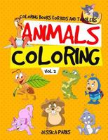 Coloring Books for Kids and Toddlers: Animals Coloring: Children Activity Books for Kids Ages 2-4, 4-8 172669349X Book Cover