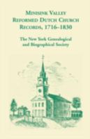 Minisink Valley Reformed Dutch Church Records: 5 1556135564 Book Cover