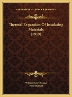 Thermal Expansion Of Insulating Materials 1167161637 Book Cover