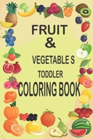 FRUIT ET VEGETABLES: Book of Coloring: Paperback – Coloring Book B08PG379FJ Book Cover