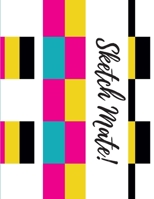 Sketch Mate! : Your Abstract Constant Companion 8. 5 X 11 Artist Large Blank 400 Page Sketchbook for Sketching, Drawing, Doodling, Notes and More. for Children, Teens and Adults 1706850107 Book Cover