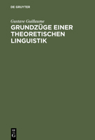 Grundzuge Einer Theoretischen Linguistik 3484730501 Book Cover