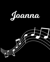 Joanna: Sheet Music Note Manuscript Notebook Paper - Personalized Custom First Name Initial J - Musician Composer Instrument Composition Book - 12 Staves a Page Staff Line Notepad Notation Guide - Cre 1703989899 Book Cover