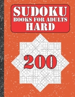 Sudoku books for adults hard: 200 Sudokus from hard with solutions for adults Gifts 4th of July Patriotic day B086PLBWNP Book Cover