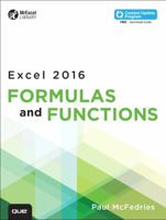 Excel 2016 Formulas and Functions (Includes Content Update Program) 9332578613 Book Cover