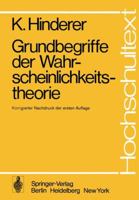 Grundbegriffe Der Wahrscheinlichkeitstheorie 3540073094 Book Cover