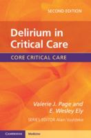 Delirium in Critical Care 1107433657 Book Cover