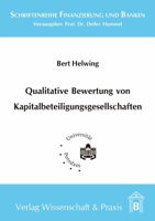 Qualitative Bewertung Von Kapitalbeteiligungsgesellschaften 3896734547 Book Cover