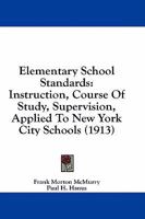 Elementary School Standards 1015014038 Book Cover