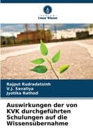 Auswirkungen der von KVK durchgeführten Schulungen auf die Wissensübernahme (German Edition) 6206808246 Book Cover