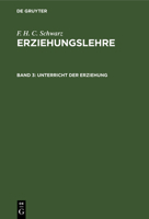 Unterricht Der Erziehung 3111299856 Book Cover