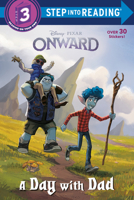 A Day with Dad (Disney/Pixar Onward) (Step into Reading) 0736440518 Book Cover