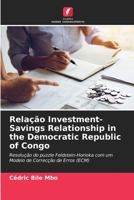 Relação Investment-Savings Relationship in the Democratic Republic of Congo 6205851253 Book Cover