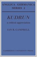 Kudrun: A Critical Appreciation 0521158478 Book Cover